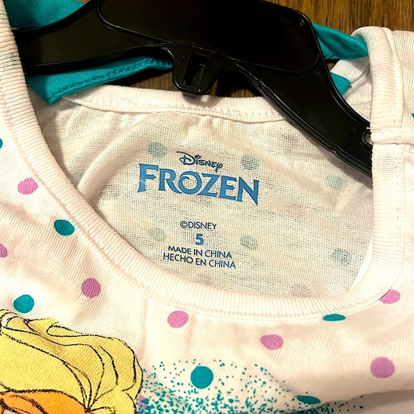 NEW Disney Frozen Princess Tulle Dress- Size 5 - Picture 5 of 9